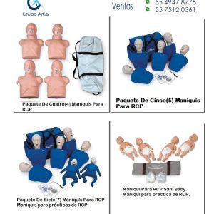 PAQUETE DE MANIQUIS CPR PROMPT - SANY MANIKIN