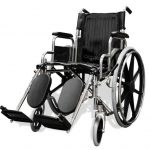 Silla de ruedas para adulto  S400 con eleva pierna y descansa pies desmontable