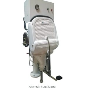 LAVADOR Y DESINFECTOR DE COMODOS Y ORINALES LC-AG-ALUM